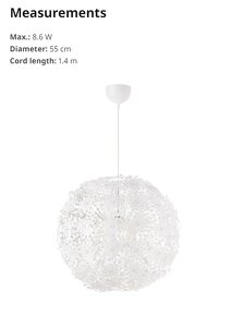 Ikea GRIMSÅS závesná lampa - 3