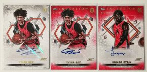 Basketbalové karty - Inception autogram numbered - 3