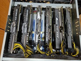 Predám kompletný mining rig s 6 x GTX 1080Ti - 3