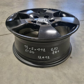 Originál Škoda HELIOS disky čierne 5x112 R15 ET50 - 3