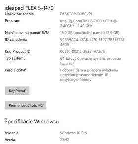 Lenovo Ideapad FLEX 5-1470 - 3