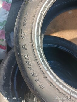 Predám letné pneumatiky značky pirelli 225/50 r17 - 3