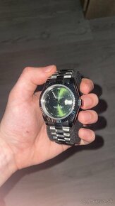 Hodinky Seiko Mod Dark Green Arabic Dial - 3