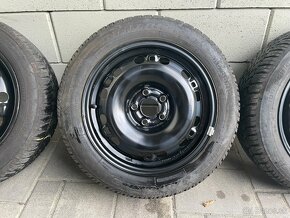 Zimné kolesá Dunlop 185/55 R15 82T, 6Jx15H2 ET43,kryty Škoda - 3