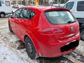 Seat leon 2 1P 2009 1.6TDI 77kw CAY červená pastelová rakuša - 3