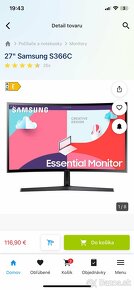 27" SAMSUNG S366C MONITOR - 3