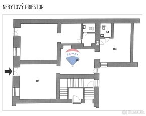 Predaj nebytových obchodných priestorov 87 m2 -  v centre Ko - 3