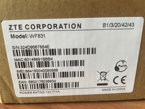 Wifi router ZTE wf831 - 3