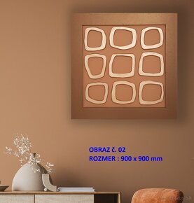 3D Obraz – Ornament na stenu - 3