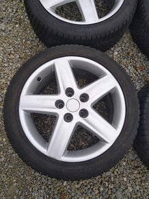 Alu 5 x 112 R 17 + zimné pneu 225/45 17. - 3