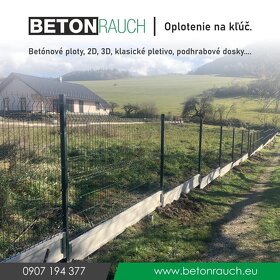 Podhrabová doska, 3D oplotenia, pletivo… - 3