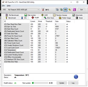 Externy HDD WD USB C 4TB - 3