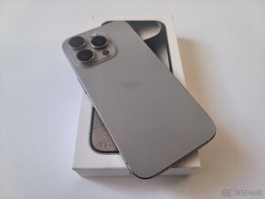 iPhone 15 Pro 256GB Natural Titanium Prírodný titán TOP STAv - 3