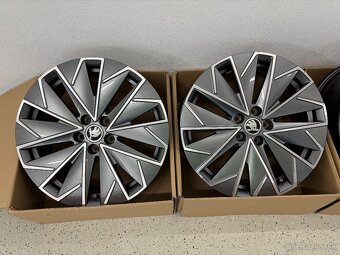 UPLNE NOVE ALU DISKY SKODA 5X100 R17 6.5JX17 ET 40 - 3