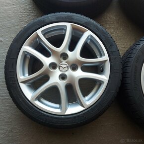 16"Elektróny originál Mazda 2 4x100 letné 195/45 R16 - 3