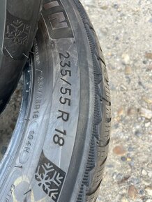 Predám zimné pneumatiky Michelin Alpinsport 235/55 R18 - 3