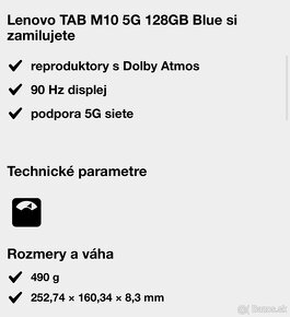 lenovo tab m10 5g-NEROZBALENÝ - 3