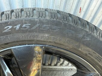 Elektrony SKODA 5x112 so zimnymi pneu PIRELLI 215/55 R17 - 3