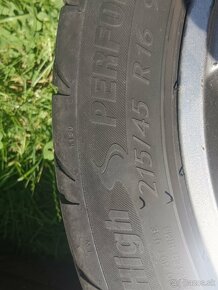 Letné kolesá 5x100 215/45 R16 VW, Škoda - 3