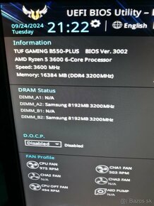 Ryzen 3600 /TUF GAMING B550-PLUS / 16GB - 3