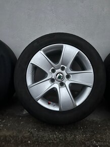 DISKY ŠKODA R16 5x112 + letné DOT22 - 3