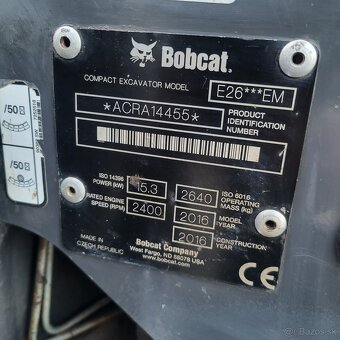 BOBCAT E26 r.v. 2016 - 3