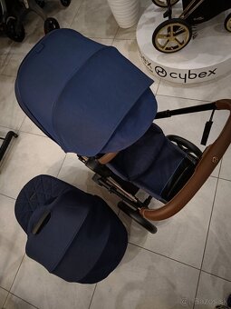 Cybex Priam Rosegold Nautical Blue + autosedacka - 3