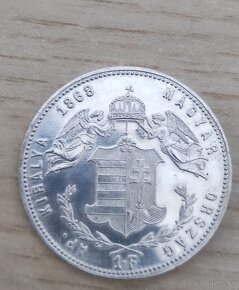 Predám 1Forint/Zlatník 1868 KB ARTEX - 3