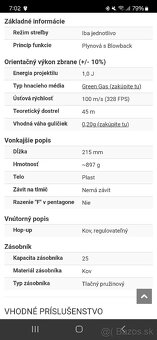 Airsoftová pištoľ M9 HW, plyn BlowBack - čierna - 3