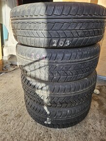 Plechové disky 4x114.3 + zimné pneu 185/65r14 - 3