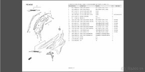 Suzuki Vstrom 2017 bočný kryt - 3