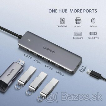 Ugreen USB 3.0 A 4 Ports HUB - 3