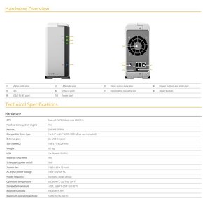 Synology NAS DS119j - 3