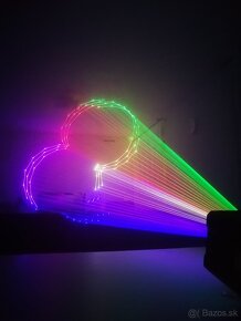 RGB laser 1W plnofarebný animačný, diaľkové ovládanie - 3