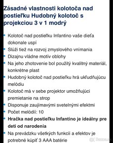 Detský kolotoč nad postieľku - 3