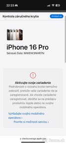 Predám Apple iPhone 16 PRO Pušný Titan 256GB Zabalený - 3