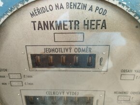 Počítadlo na benzín staré , Tankmeter HEFA - 3