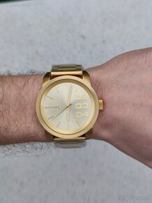 Zlaté hodniky DIESEL - Double Gold 46 mm, ORIGINÁL s krab - 3