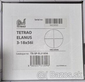 Puškohľad TETRAO Elanus 3-18x56 G4i (Zánovný) - 3