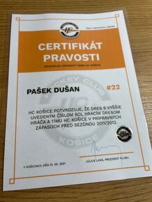 HC Košice - dres Dušan Pašek ml. - 3