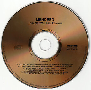 cd Mendeed – This War Will Last Forever 2006 digipack - 3