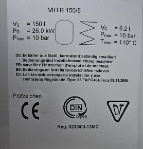 Bojler Vaillant VIH R 150/5 - 3