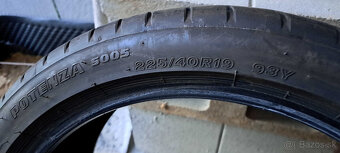 1ks letna pneu Bridgestone 225/40R19 - 3