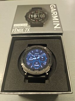 Predám Garmin Fénix 7X Sapphire Solar 51 mm - 3