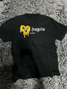 PALM ANGELS sprayed logo tricko - 3