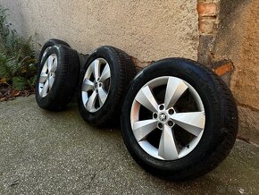 R17 Zimná sada Škoda rozteč 5x112 215/65 R17 Continental - 3