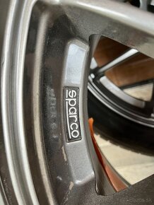 Predám R17 elektróny Sparco s letnými pneu 5x112,225/45 - 3