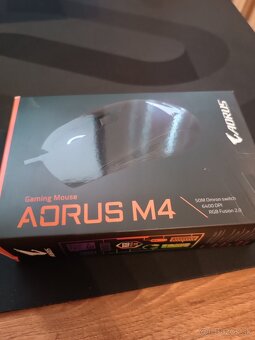 Predám mýš GIGABYTE AORUS M4 - 3