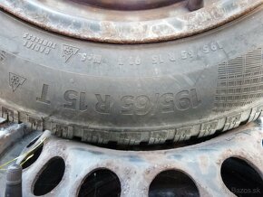 195/65R15 zimný komplet 5x112 Continental - 3