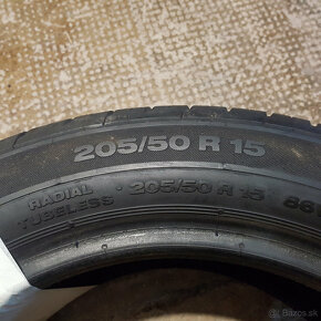 Pár letných pneumatík 205/50R15 CONTINENTAL - 3